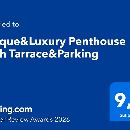 Апартаменты Unique&luxury Penthouse With Tarrace&parking Лодзь